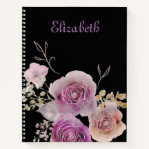 Floral bonito, Rústico e Roxo
