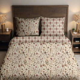 Floral Botânica de Ervas Vintage Prensada do Herbá