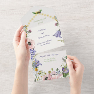 Floral Buzz: Convite para Casamento da primavera