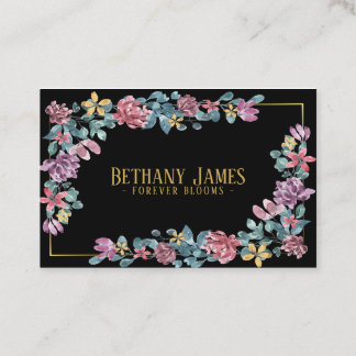 Floral - Cartão de visita