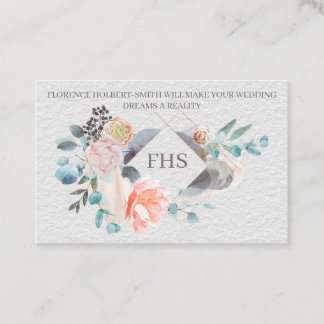 Floral - Cartão de visita duplo