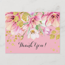 FLORAL, CARTÕES DE AGRADECIMENTOS DE ANIVERSÁRIO