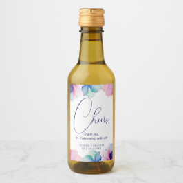 Floral "Cheers Thank you, for Celebrating with us"