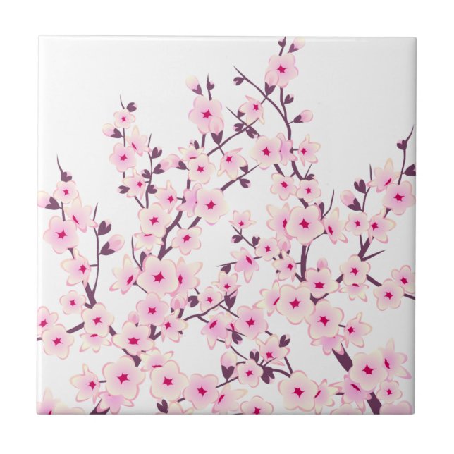 Floral Cherry Blossoms (Sakura) (Frente)
