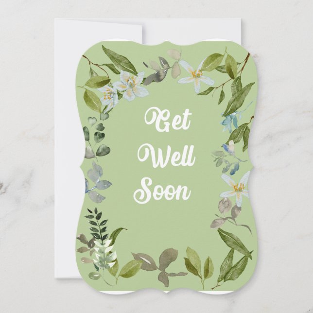 Floral Consiga Saudações Em Breve (Frente)