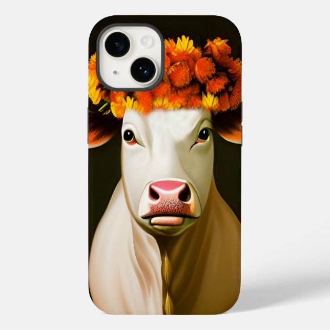 Floral cow (Verso)