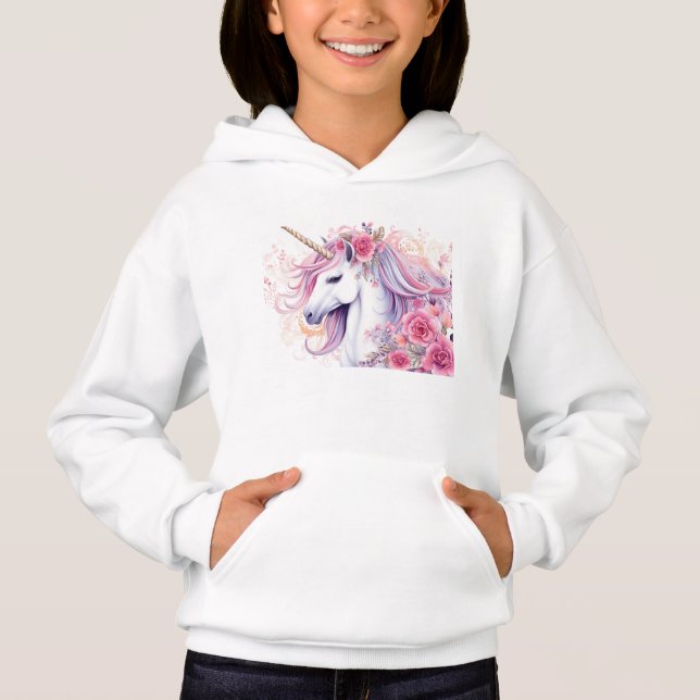 Floral Cute Unicorn (Frente)