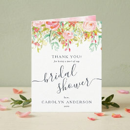 Floral da Primavera Verão | Agradecimento Chá de N