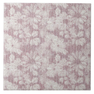 Floral Daisy Velvety Rosa Poeirento