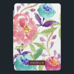 Floral de Aquarela Elegante<br><div class="desc">Um lindo e elegante design floral apresenta uma bela ilustração de aquarela floral pintada à mão. Personalize este design com um nome ou texto de sua escolha para o presente perfeito.</div>