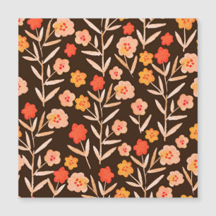 Floral de Aquarela: Textura Desenhada À Mão