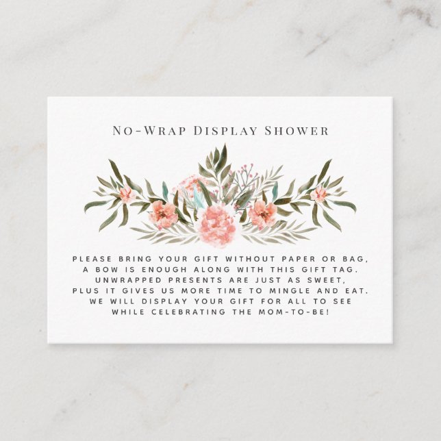 Floral de beijos solares | Sem inserção de Chá de  (Frente)