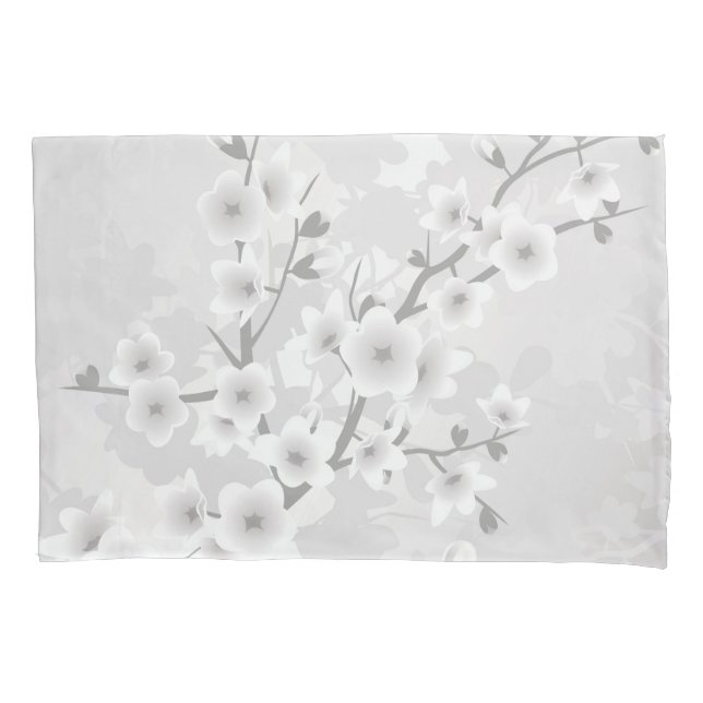 Floral de Flor com Cinza quente  (Frente)