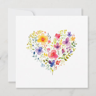 Floral de Flor Selvagem Todos os Vazios de Nota de