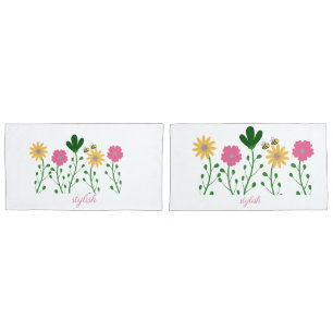 Floral de primavera e Verão Personaliza Meninas