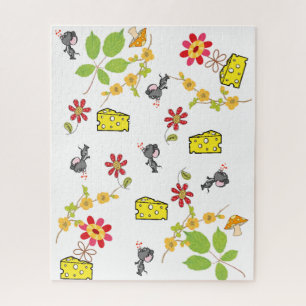 Floral de Queijo de Rato quebra-cabeça