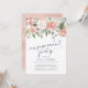 Floral de Verão| Convite à Festa de noivado (Frente/Verso In Situ)