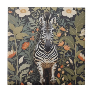 Floral de Zebra Selva