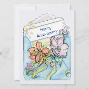 Floral Delivery Flat Card Personalize