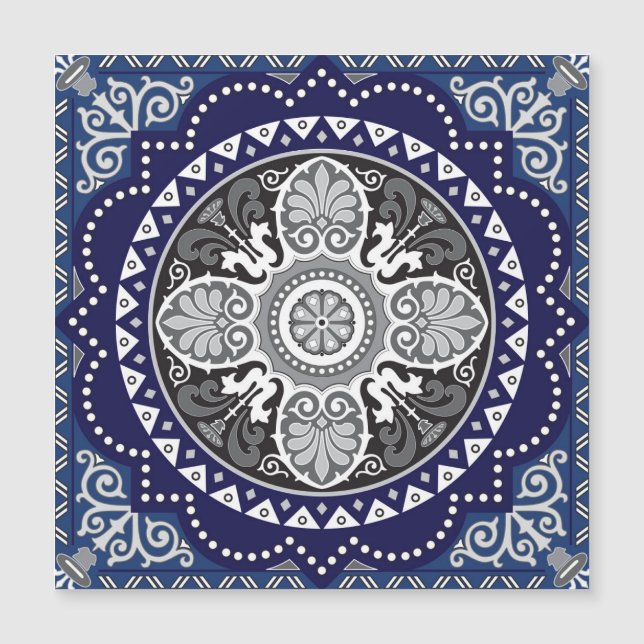 Floral Detalhado - Design de Paisley Paisley (Frente)