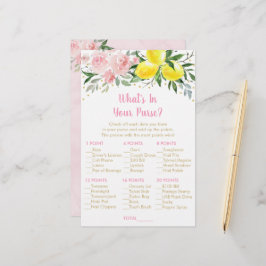 Floral Dourado-Limão Cor-de-rosa O que há no seu j