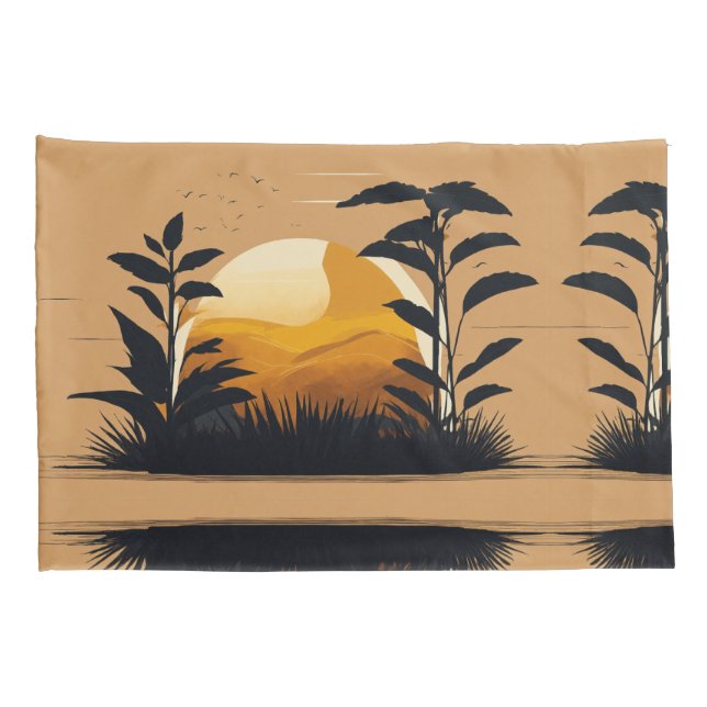 Floral Elegance Pillowcase (Parte Traseira - Direita)