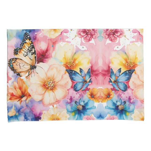 Floral Elegance Pillowcase (Frente-Direita)