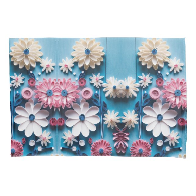 Floral Elegance Pillowcase (Frente-Esquerda)