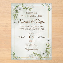 Floral Elegante - Boho Rústico Personalizável