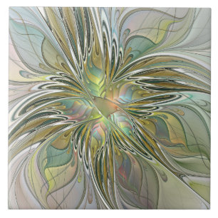 Floral Fantasy Moderna Arte Fractal Flor Com Doura
