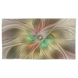 Floral Fantasy With Gold Modern Abstract Fractal