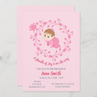 Floral Farinha Chá Convite