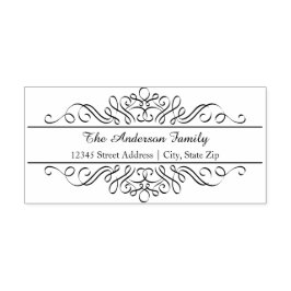 Floral Flourish - Carimbo de Autoimpressão de Ende