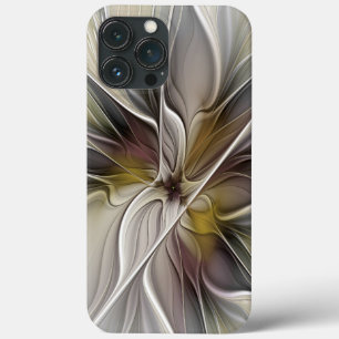 Floral Fractal, Fantasia Flor com Cores da Terra