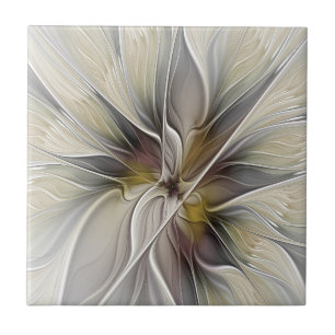 Floral Fractal, Fantasia Flor com Cores da Terra