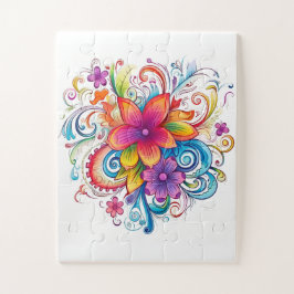 Floral Fun Jigsee Quebra-cabeça