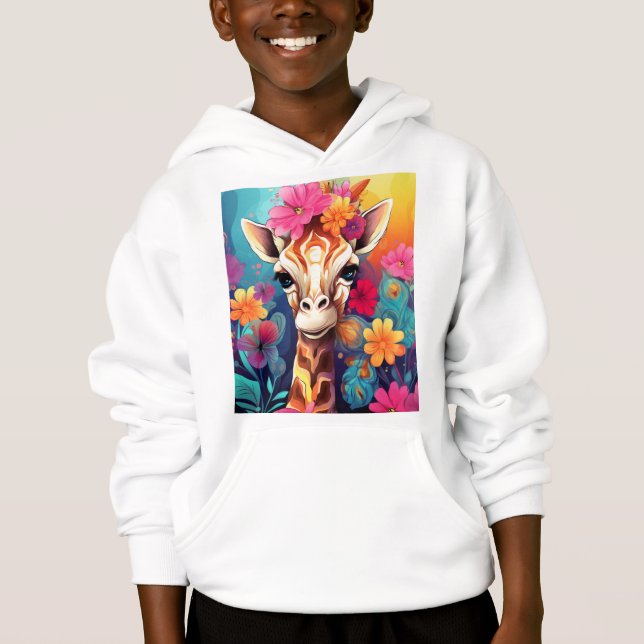 Floral Girafa Portrait- 9320 (Frente)