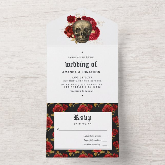 Floral Gothic Wedding (Interno)