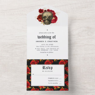 Floral Gothic Wedding