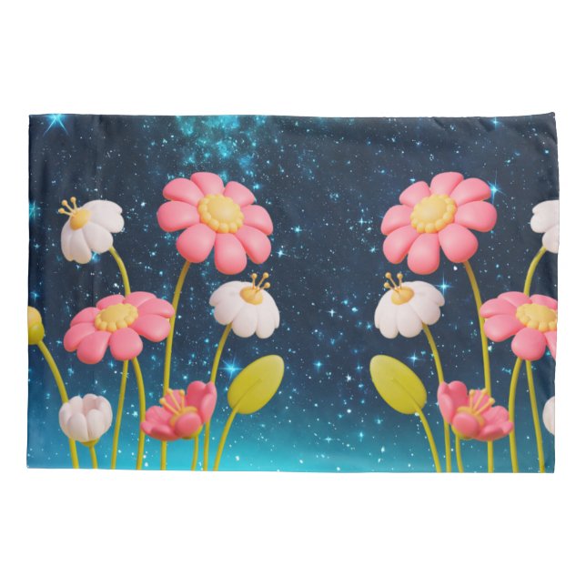 Floral Harmony Pillowcase (Verso)