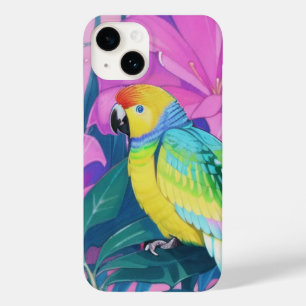 Floral/Havaí/Tropical/papagaio