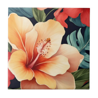 Floral Hawaiian Hibiscus Flower