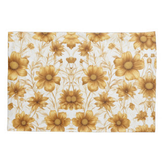 Floral Impressão Pillowcase