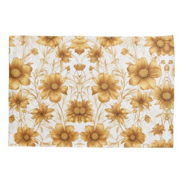 Floral Impressão Pillowcase (Verso)