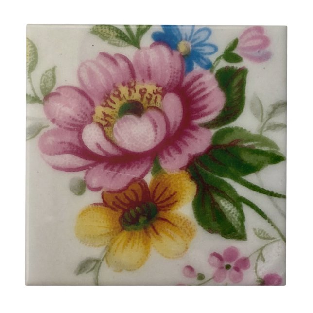Floral Inspirado em Porcelana (Frente)