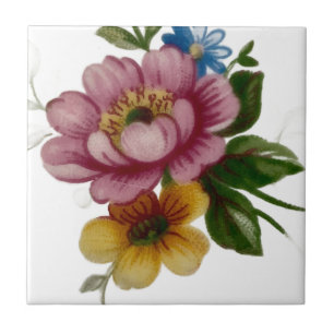 Floral Inspirado em Porcelana