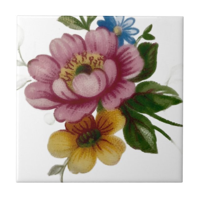 Floral Inspirado em Porcelana (Frente)