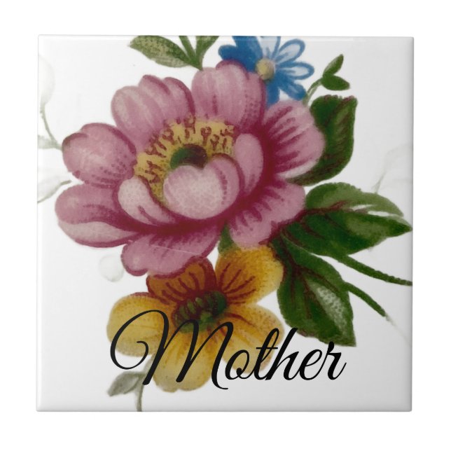 Floral Inspirado em Porcelana (Frente)
