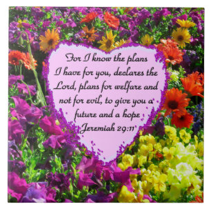 FLORAL JEREMIAH 29:11 FOTO DESIGN