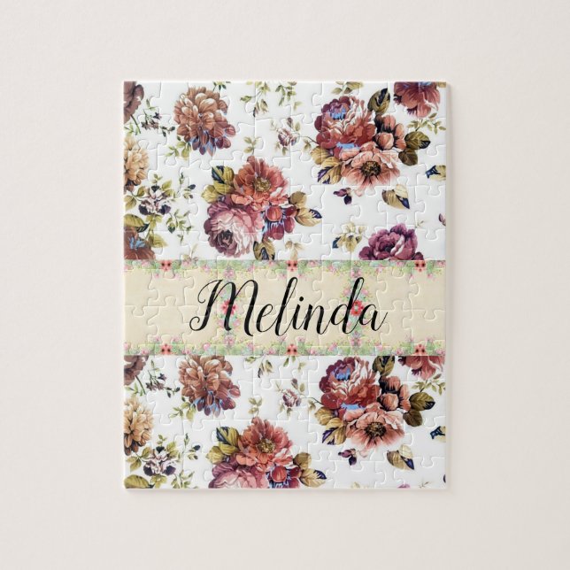 Floral Jigsee Quebra-cabeça (Vertical)